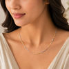 Triple tone luxurious Neckchain